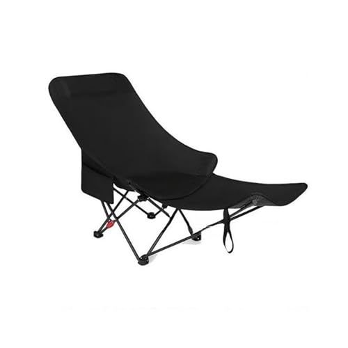 AFHDKB Klappbarer Campingstuhl Folding Camping Chair Abnehmbarer Fußstütze Loungesessel Tragbar Verstellbar Erwachsene Terrasse Garten-Black AFHDKB Klappbarer Campingstuhl Folding Camping Chair Abnehmbarer Fußstütze Loungesessel Tragbar Verstellbar Erwachsene Terrasse Garten-Black von AFHDKB