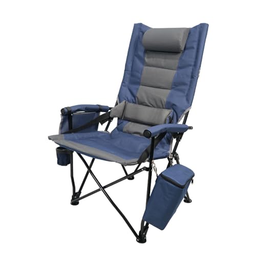 AFHDKB Klappbarer Campingstuhl Folding Camping Chair Erwachsene Hohe Rückenlehne Gepolstert Seitentaschen Tragbarer Gartenstuhl Wandern Rucksackreisen-Khaki AFHDKB Klappbarer Campingstuhl Folding Camping Chair Erwachsene Hohe Rückenlehne Gepolstert Seitentaschen Tragbarer Gartenstuhl Wandern Rucksackreisen-Khaki von AFHDKB