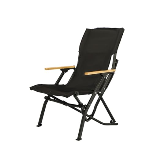 AFHDKB Klappbarer Campingstuhl Folding Camping Chair Outdoor Stuhl Hoher Rückenlehne Ultraleichter Stuhl Holzgriff Für Picknick Rasen Freizeit Strand Angeln-C von AFHDKB