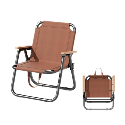 AFHDKB Klappbarer Campingstuhl Folding Chair Aluminium Tragbar Leicht Buchenholz Handlauf Gartenstuhl Picknicks Im Freien Rasenangeln Unterstützt 150 Kg-Brown AFHDKB Klappbarer Campingstuhl Folding Chair Aluminium Tragbar Leicht Buchenholz Handlauf Gartenstuhl Picknicks Im Freien Rasenangeln Unterstützt 150 Kg-Brown von AFHDKB