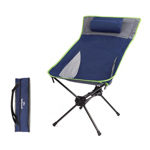 AFHDKB Klappbarer Campingstuhl Folding Chair Hoher Rückenlehne Bequemer Kopfstütze Tragbarer Leichter Gartenstuhl Die Terrasse Freien Reisen Strand-Blue AFHDKB Klappbarer Campingstuhl Folding Chair Hoher Rückenlehne Bequemer Kopfstütze Tragbarer Leichter Gartenstuhl Die Terrasse Freien Reisen Strand-Blue von AFHDKB