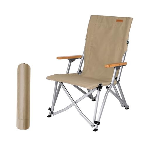 AFHDKB Klappbarer Campingstuhl Folding Chair Tragbar Hohe Rückenlehne Bequemer Stuhl Aus Segeltuch Aufbewahrungstasche Reisen Freien Strand Trägt 136 Kg-Khaki AFHDKB Klappbarer Campingstuhl Folding Chair Tragbar Hohe Rückenlehne Bequemer Stuhl Aus Segeltuch Aufbewahrungstasche Reisen Freien Strand Trägt 136 Kg-Khaki von AFHDKB