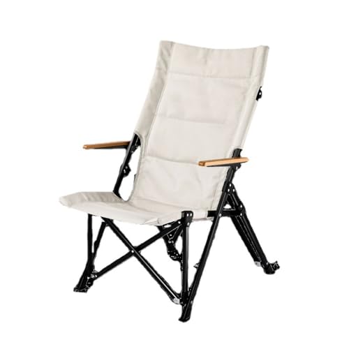 AFHDKB Klappbarer Campingstuhl Folding Chair Tragbar Hohe Rückenlehne Holzarmlehnenstühle Erwachsene Bequem Reisen Freien Strand Picknick Wandern-White AFHDKB Klappbarer Campingstuhl Folding Chair Tragbar Hohe Rückenlehne Holzarmlehnenstühle Erwachsene Bequem Reisen Freien Strand Picknick Wandern-White von AFHDKB