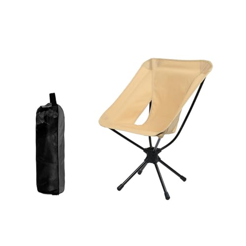 AFHDKB Klappbarer Campingstuhl Folding Chair Tragbarer Stuhl Klein Kompakt Leicht 360 ° Drehbar Mondstuhl Reisen Wandern Strand Outdoor-Khaki AFHDKB Klappbarer Campingstuhl Folding Chair Tragbarer Stuhl Klein Kompakt Leicht 360 ° Drehbar Mondstuhl Reisen Wandern Strand Outdoor-Khaki von AFHDKB