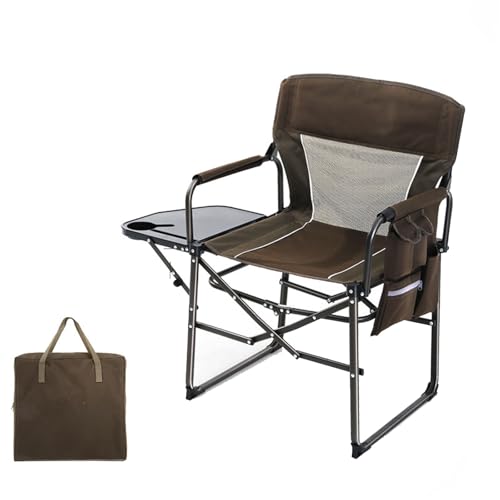AFHDKB Klappbarer Regiestuhl Folding Chair Robuster Beistelltisch Netzrückenlehne Gartenstühle Seitentaschen Tragekapazität 135 Kg-Green AFHDKB Klappbarer Regiestuhl Folding Chair Robuster Beistelltisch Netzrückenlehne Gartenstühle Seitentaschen Tragekapazität 135 Kg-Green von AFHDKB
