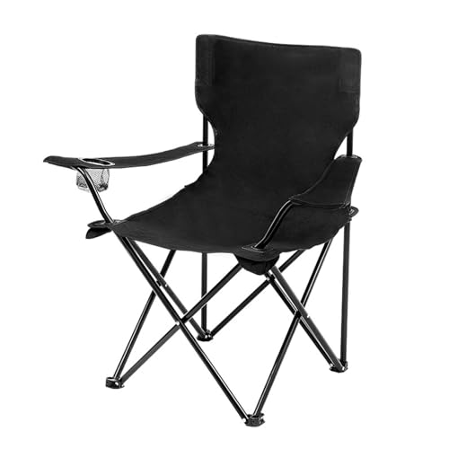 Campingstühle Klappbare Chairs Folding Tragbare Rückenlehne Outdoor Backpacking Rasen Angeln Unterstützt 265Lbs-black Campingstühle Klappbare Chairs Folding Tragbare Rückenlehne Outdoor Backpacking Rasen Angeln Unterstützt 265Lbs-black von AFHDKB