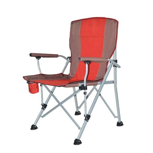 Klappbare Campingstühle Folding Chairs Tragbar Leicht Armlehne Rückenlehne Oxford Geschirrhalter Außenbereich Angeln Rasen-Red Klappbare Campingstühle Folding Chairs Tragbar Leicht Armlehne Rückenlehne Oxford Geschirrhalter Außenbereich Angeln Rasen-Red von AFHDKB