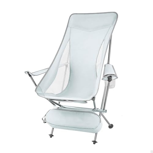 Klappbarer Campingstuhl Folding Chair Kompakt Armlehne Ultraleicht Stühle Hoher Rückenlehne Tragen 120 Kg Tragbar Unterwegs Picknick Auf Dem Rasen-Grey Klappbarer Campingstuhl Folding Chair Kompakt Armlehne Ultraleicht Stühle Hoher Rückenlehne Tragen 120 Kg Tragbar Unterwegs Picknick Auf Dem Rasen-Grey von AFHDKB