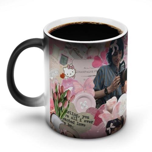 AFLJNYNN Finn Wolfhard Keramiktasse mit Morning Vibes Thema von AFLJNYNN