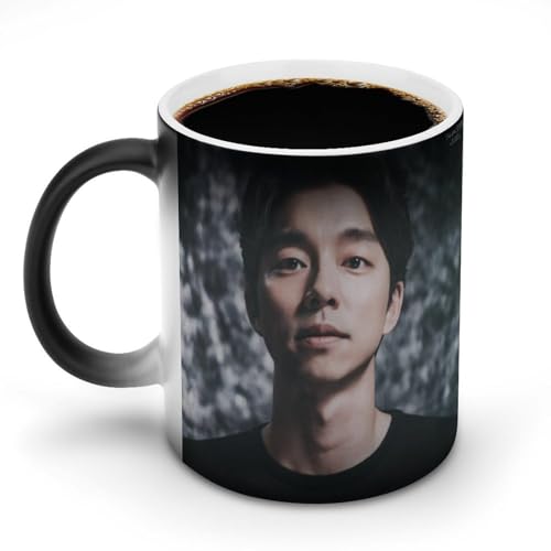 AFLJNYNN Gong Yoo Color Shift Cup mit personalisiertem Kunstdruck von AFLJNYNN