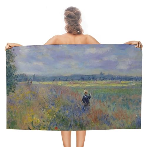 AFLJNYNN Monet Painting Badetuch & Strandtuch Set für ultimative Entspannung von AFLJNYNN