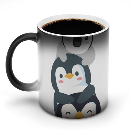 AFLJNYNN Pin-gu Magische Teetasse mit personalisiertem, wärmewechselndem Design von AFLJNYNN