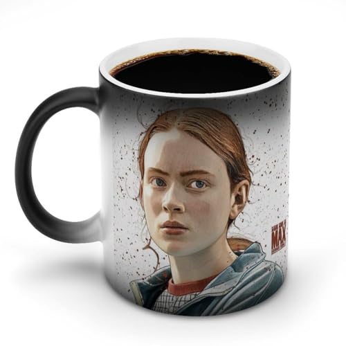 AFLJNYNN Sadie Sink Keramik-Überraschungstasse mit Stimmungstinte AFLJNYNN Sadie Sink Keramik-Überraschungstasse mit Stimmungstinte von AFLJNYNN