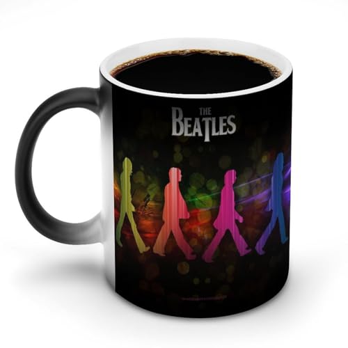 AFLJNYNN The Beatles Daily Espressotasse mit Magic Reveal Muster von AFLJNYNN