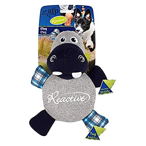 AFP AFPH03955 Hundespielzeug Reactive O'hog Hippo von ALL FOR PAWS