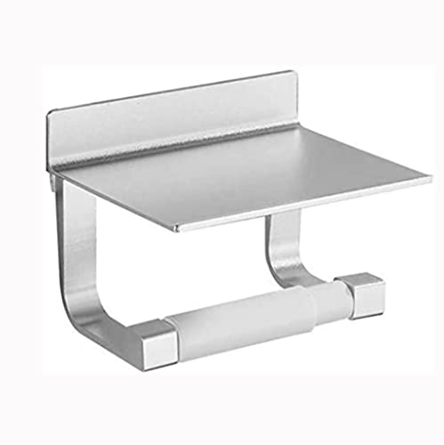 Toilettenpapierhalter Platz Aluminium Toilettenpapierrollenhalter Kein StanzenTissue Halter Toilettenpapierrolle Badezimmerzubehör von AFRCNEJJ