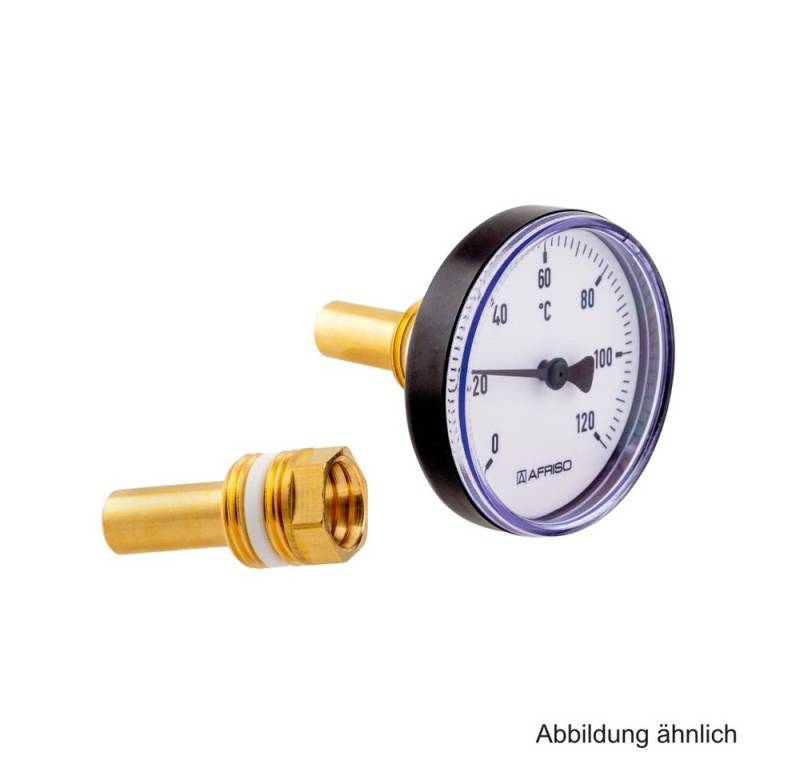 AFRISO Rohrverbinder AFRISO Bimetall-Thermometer BiTh63K 0/120°C Ø63 x 100 mm, 63711 von AFRISO