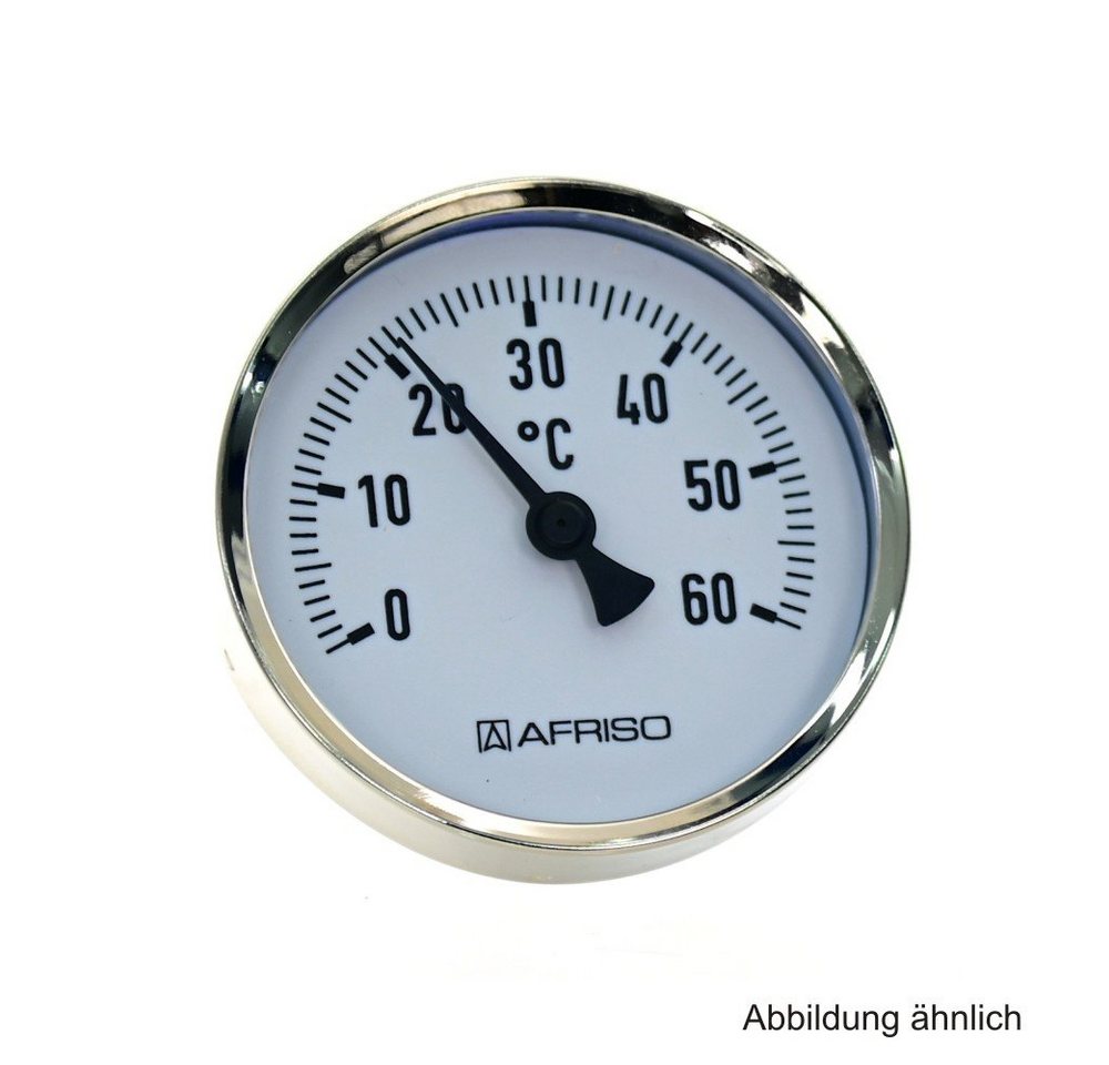 AFRISO Rohrverbinder AFRISO Bimetall-Thermometer BiTh80ST 0/60°C Ø80 x 40 mm, 63865 von AFRISO