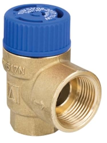 AFRISO Trinkwasser Membran-Sicherheitsventil , 6 bar, DN15 1/2" mit 3/4" Auslass von Afriso