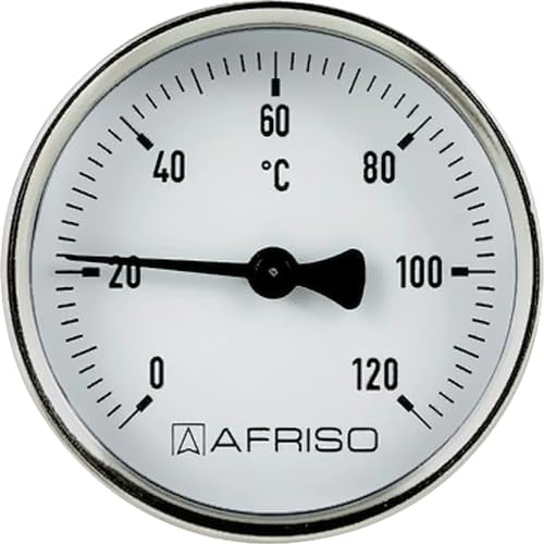 Afriso Anlegethermometer mit Haftmagneten, Ø 63mm 0-120°C von Afriso