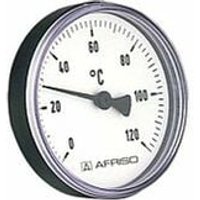 Afriso - Bimetall Thermometer 0-120 Grad 63997 Gehäuse 100mm, 40mm Schaft, 1/2' Anschluss von AFRISO
