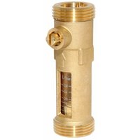 Afriso - Durchflussmesser Flowmeter dfm 15-2M 8 bis 28 Liter AG1" x AG1" (Eurokonus) 80969 von AFRISO