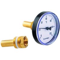 Bimetall-Thermometer 0/120 GrC, Schutzrohr g 1/2Z b BiTh 63 k, 63 mm von AFRISO