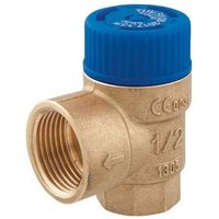 Afriso - Membran-Sicherheitsventil msw g 1/2xG 3/4, 6 b, für Warmwasserbereiter von AFRISO