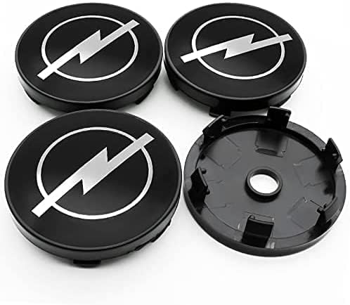 AFSNT 4 Stück Radnabenkappen für Opel OPC Astra J h g k Insigne Corsa D b e Mokka Vectra,Nabendeckel Radnabendeckel Felgendeckel Wheel Caps Radnabenabdeckung Nabenkappen,B von AFSNT