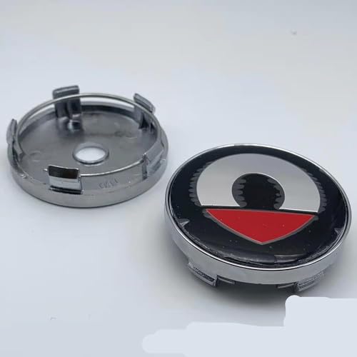 AFSNT 4 Stück Radnabenkappen für Smart #3 2023 2024,60MM,Nabendeckel Radnabendeckel Felgendeckel Wheel Caps Radnabenabdeckung Nabenkappen,A von AFSNT