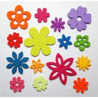 Filz Blumen 10Er Set in 10 Formen 4-6-8 cm Viele Farben Filz Blumen 10Er Set in 10 Formen 4-6-8 cm Viele Farben von AFStrendshop