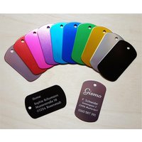 Hundemarke Erkennungsmarke Groß Inkl. Gravur, Farbauswahl Hundemarke Erkennungsmarke Groß Inkl. Gravur, Farbauswahl von AFStrendshop