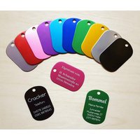 Hundemarke Erkennungsmarke Klein Inkl. Gravur, Farbauswahl Hundemarke Erkennungsmarke Klein Inkl. Gravur, Farbauswahl von AFStrendshop