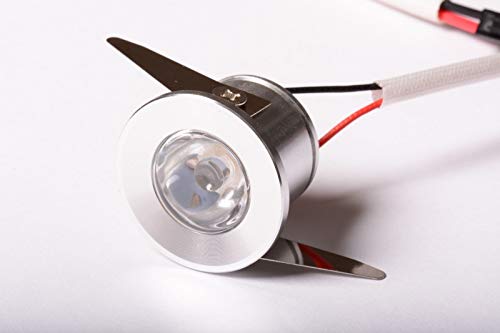 Aftertech® MICRO LED EINGEBAUTES SPOTLIGHT 30 ° NEUTRAL WEISS 1w FESTER LICHTPUNKT E5E4 von AFTERTECH