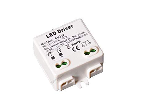 Aftertech® MICRO POWER TRANSFORMER LED 6V 3W 6VOLT KONSTANTE SPANNUNG IN 220V B4C2 von AFTERTECH