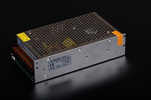Aftertech® STROMVERSORGUNGSTRANSFORMATOR 12V 20 AMPS 20A HOCHWERTIGE 240W STABILISIERTE C5D3 von AFTERTECH