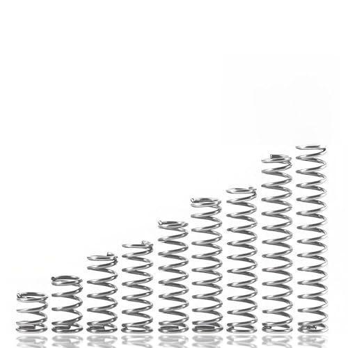 10 Pcs Draht Durchmesser 0,3mm Druckfedern 304 Edelstahl Zylindrische Spule Kleine Feder Hohe Elastizität Druck(30mm,6mm/0.3mm (10Pcs)) von AFUSFEXP