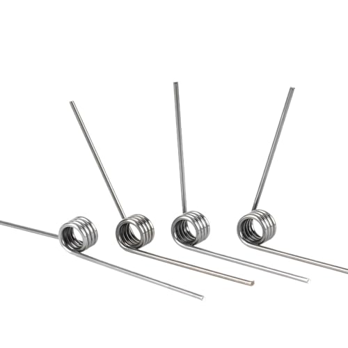 10 Stück 0,4 mm 304 Edelstahl V-Typ Torsionsfedern Drahtdurchmesser Winkel 120 180 Grad Drehmomentwinkel Pufferfedern(0.4mm(120°)/2.4mm(6 laps),2mm) von AFUSFEXP