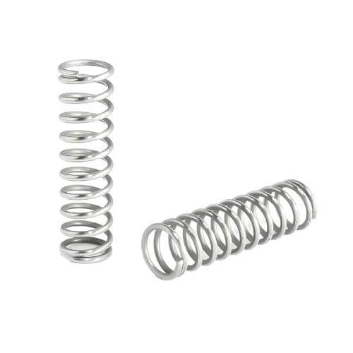10 Stück 0,7 mm Druckfedern, 304 Edelstahl, Mikro, klein, for Mini-Edelstahlfedern for Reparaturteile, Länge (30, 35, 40, 45, 50 mm)(40mm,12mm/0.7mm(10Pcs)) von AFUSFEXP