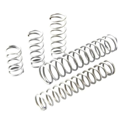10 Stück 1,5 mm Edelstahl-Druckfedern 304 Stahl for Maschinen und Automobile Langlebige elastische Druckentlastungsfedern(40mm,17mm) von AFUSFEXP