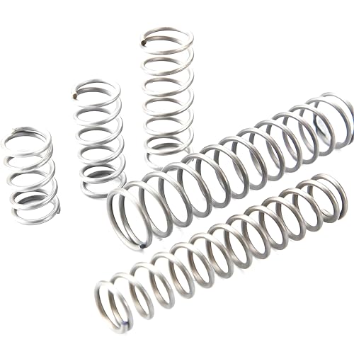 10 Stück 65Mn Stahl-Druckfedern 0,2 mm Drahtdurchmesser Kleine zylindrische Schraubenfeder Hohe Druckfestigkeit for die Elektronik(30mm,2.5mm/0.2mm) von AFUSFEXP