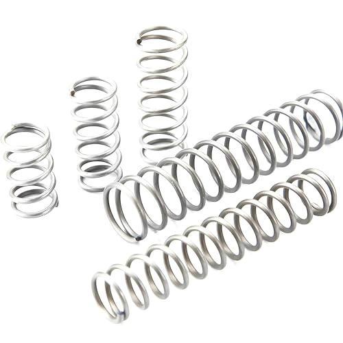 10 Stück 65Mn Stahldruckfedern 0,9 mm Drahtdurchmesser Hochdruck-Rücklauffeder for Industriemaschinen Automobillänge (10-30 mm)(0.9mm(10Pcs)/25mm,6mm) von RKODRSMG