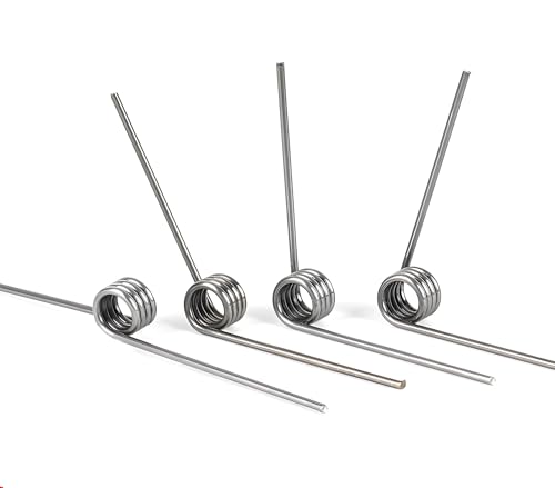 10 Stück Torsionsfeder 304 SUS 0,5 mm Drahtdurchmesser Rücklauf und Rückstellung V-förmige Federrunden 3/6/9 Edelstahl Druckfederwinkel: 120°/180°(0.5mm(120°)/4.5mm(9 laps),3.0mm) von AFUSFEXP