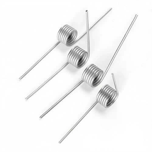 10 Stück Torsionsfeder aus Edelstahl 304, Typ V, 0,6 mm Drahtdurchmesser, Winkel 120/180 Grad, 3/6/9 Runden, benutzerdefinierter Metall-Schraubenfederdraht(0.6mm(120°)/5.4mm(9 laps),8mm) von AFUSFEXP