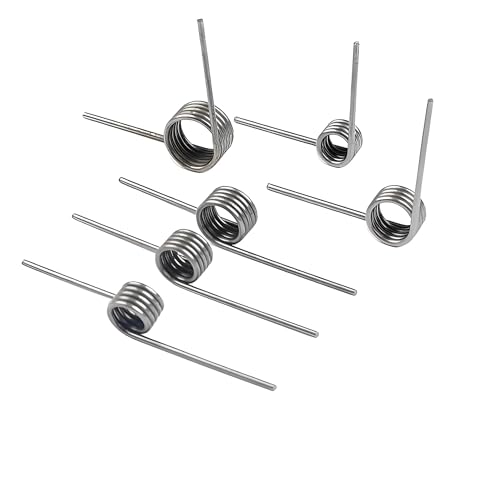 10 Stück V-Torsionsfederdraht, Durchmesser 0,4 mm, V-förmige rechte Torsionsfeder, 60/90 Grad, V-Typ, Federdrahtspule(0.4mm(60°)/2.4mm(6 laps),5.5mm) von AFUSFEXP