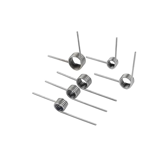 10 Stück V-Typ Torsionsfedern Drahtdurchmesser 1 mm Winkel 60 90 Grad V-förmiger Drehmomentwinkel Feeder Pufferfedern(1.0mm(60°)/6mm(6 laps),5mm) von AFUSFEXP