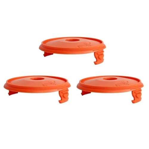 3 Stück Ersatz-Spulenkappe for Gartenarbeiten, Ersatzkappe for Rasenmäher, Ersatzkappe for Gartengeräte, kompatibel mit den Modellen 400 und 450 von RKODRSMG