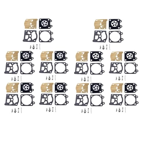40/80/160 stücke Vergaser Membran Dichtung Reparatur Rebuild Kit for 38/45/52/58 Kettensäge(10 SET) von AFUSFEXP