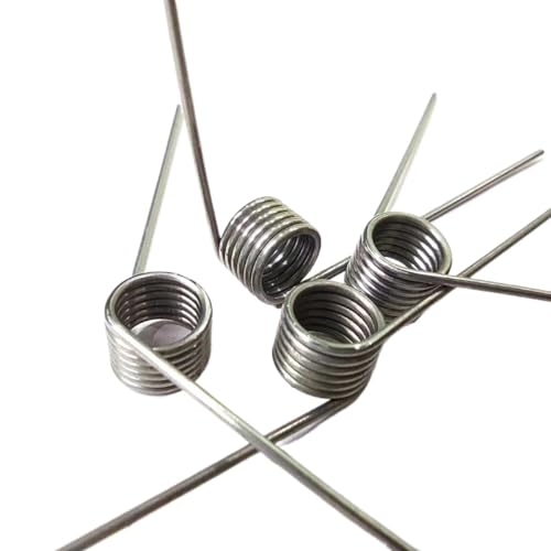 5 STÜCKE 304 Edelstahl Kleine Torsionsfeder Haarnadelfeder 120°/180° Grad Torsionsfeder Drahtdurchmesser 1,0 mm(180 degrees/3 laps,9mm) von AFUSFEXP