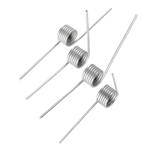 Torsionsfedern, V-Typ, 1,0 mm, 304 Edelstahl, Drahtdurchmesser, Winkel 60, 90 Grad, Drehmomentwinkel, Pufferfedern, 10 Stück(1.0mm(60°)/3mm(3 laps),9.5mm) von AFUSFEXP